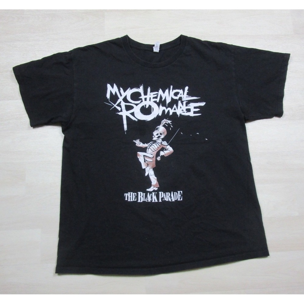 Y2K My Chemical Romance‎ The Black Parade T Shirt (XL) MCR Alt Rock Emo Goth